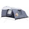 Skandika Hafslo 5 Sleeper Protect - Tenda a tunnel per campeggio, 5 persone, impermeabile, fondo della tenda cucito, con colonna d'acqua di 5000 mm, tenda e cabina notte scura, tenda familiare