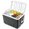 LIFEZEAL Frigo Portatile 41 L, Frigorifero Passivo da Campeggio e Picnic | Borsa Termica Rigida con Manici, Coperchio e Portabicchieri, Cooler Box Impermeabile per Alimenti e Bevande, 5-7 Giorni