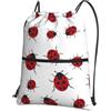 HJFCZH Zaino Seven Star con stampa coccinella e cerniera, leggero, sportivo, per palestra, viaggi e yoga, design resistente all'acqua