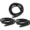 PENIKOKO 3 Pezzi Protezione Lama SUP in PVC Leggero Striscia Salvabordo per Pagaie Carbonio Accessori Paddleboard Nero Resistente Urti e Abrasioni