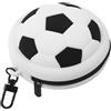 SHINEOFI Portamonete in Silicone Sportivo Forma di Calcio con Zip Mini Borsa Multifunzione per Auricolari Monete e Gioielli Organizer per Attività Sportive e Scuola