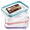 LearnLyrics Set di organizzatori da viaggio trucco - Sacchetti WC con chiusura lampo trasparente, sacchetti portaoggetti cosmetici | Kit contenitore per imballaggio trasparente, astuccio per matita per la cura