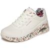 Skechers Sneakers da Donna Uno Safari Time, Bianco, 38,5 EU