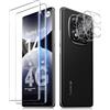 Funrae Pellicola Vetro Temperato per Xiaomi Redmi Note 14 Pro 4G, Pellicola Fotocamera, [2+2 Pezzi] 3D Ultra Sottile HD Anti Graffi Trasparente Pellicola Protettiva Vetro Temperato