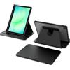 EasyAcc Custodia Cover Compatibile con Samsung Galaxy Tab A9+ / A9 Plus 11 Pollici 2023 SM-X210/ X215/ X216 Tablet, con Portapenne Protezione con Rotazione a 360 Gradi Supporto (Nero)