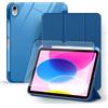 CACOE Custodia per iPad A16 11a/10a Generazione (2025/2022) con Portapenne e Protezione Schermo 11/10,9 pollici - Custodia Protettiva Completa per Tablet per iPad 11/10 Gen, Blu Costiero