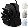 pectodox Zaini Scuola Superiore Ragazzo, Zaino Scuola Media Ragazza Waterproof, Zaino Università Donna PC 14 Pollici Leggero，Zaini Capiente Multitasche Uomo(Nero)