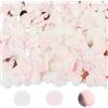 PETERMALLON 45 g coriandoli multicolori, coriandoli carta rotondi, tessuto rotonda coriandoli, 1.5 cm, decorazione, champagne, bianco, oro rosa, per compleanno, matrimonio, festival, regalo