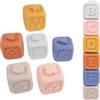 DORON & CHARLIE - Set di 6 Cubi da Impilare - I Cubi di Doron - 056342 - Silicone - Impilamento - Giocattolo Per Bambini - Accessorio per Puericultura - Bambino - 1a Età - A partire da 18 mesi