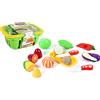 FLYPOP'S - Cestino di Verdure da Tagliare - Gioco di Imitazione - 018945 - Multicolore - Plastica - Alimento - Giocattolo per Bambini - Cucina Giocattolo - 26 cm x 19 cm - A Partire dai 3 Anni.