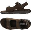 Fitters Footwear That Fits Fitters Sandali da uomo FRANZ, moderni dandali taglie forti, comodi sandali grandi da uomo/scarpe da uomo taglie forti, FRANZ 48 49 50 51 52, marrone scuro., 49 EU
