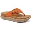 KuaiLu Infradito Donna Cuscino Sport Recupero Sandali Da Camminare Con Comodo Supporto Arco - Regolabile Piattaforma Slip On Interno All'aperto Per Estate Casual
