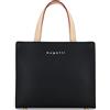 bugatti Ella Mini Tote Bag - Borsa da donna in finta pelle di alta qualità in nero