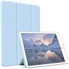 Figair Custodia per iPad Air 2 (Modello 2014), retro morbido in TPU, ultrasottile e leggera, smart con sonno e risveglio automatico, compatibile con iPad Air 2ª Generazione A1566/A1567, Blu Cielo