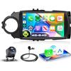 VECHTEL 4G+64G Autoradio Android 15 per Toyota Yaris 2012-2017 (Manopola Clima Senza Anello Argentato), 9'' Incell HD Schermo co Carplay Android Auto senza Fili GPS Wi-Fi USB Bluetooth FM RDS Camera