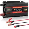 Nastopee Convertitore Di Tensione 1500W,Power Inverter 12V 220V,Premio Avec Allume Cigare,2 Porte Usb,Invertitore Di Tensione Per Auto,Camper