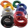 1aTTack.de 1 m - 10 pezzi - Cavo LAN Ethernet Cat6 RJ45-10 colori - Cavo di rete ad alta velocità per streaming, giochi, TV e computer - Stabile e durevole - Perfetto per reti domestiche e in ufficio