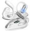 Paekole Cuffie Bluetooth Auricolari Bluetooth 5.4, Sport Cuffiette Wireless, Cuffie Open Ear 48 Ore di Riproduzione, Cuffie Senza Filo HiFi Stereo IP7 Impermeabili, Auricolare per iOS & Android, Bianco Avorio