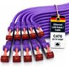 1aTTack.de 10x 2 m - Cavo di rete Cat 6 cavo patch Cat6 RJ45 SFTP - viola