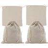 REBECCAGIBSON 8 Pezzi Sacchetti di Cotone con Coulisse, 27 x 32 cm Sacchetti Cotone, Borsa in Cotone con Coulisse, per Natale, Fai da Te, Gioielli, Cosmetici, Regalo