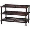 MAURY'S IL NUMERO UNO DEL RISPARMIO Maury's Woody Scaffale 3 Piani 64x26x49cm Noce Scuro