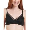sloggi Donna Body Adapt Twist Soft Bra, Nero, S