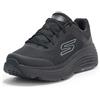 Skechers Max Cushioning Endeavour Sneaker Uomo, Nero/Nero, 8 X-Wide