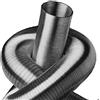 LTH-Hanse 2 strati. Tubo flessibile in alluminio, lunghezza 3 m, diametro 50 fino a 500 mm (diametro 400 mm)