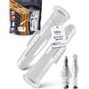 NietFullThings 100 Craftsman Economy Set Tasselli da 6 mm per viti da 4,5-5 mm Tasselli multiuso per tutti i materiali da costruzione Tasselli universali per cemento, pietra, mattoni, cartongesso, pietra di cava