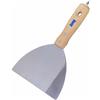 Knauf Spatola con manico a vite con punta per stuccare fughe, larghezza 15 cm, antiruggine, spatola per stucco e viti di cartongesso/pannelli in fibra di gesso