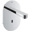 Grohe 36273000 Euroeco Cosmo E Rubinetto Elettronico con Fotocellula per Lavabo, Installazione a Parete, Cromo