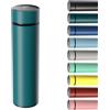 Homealexa 500ml Thermos Bottiglia Termica di Acqua in Acciaio Inox Bottiglietta Tazza Intelligente LED Temperatura Display Touch Smart Borraccia Isolante Sottovuoto