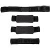 Leatt 4018663061 Set Strap di Ricambio Ginocchiera, Unisex - Adulto, Black, L
