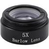 Generic Lente di Barlow 5X for qualsiasi tubo prolunga for oculare da telescopio con filettatura M28X0.6 1,25 pollici o adattatore for fotocamera Ricambi per telescopi astronomici