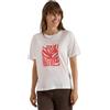 Cecil Maglietta Girocollo con Stampa Frontale Vanilla White L