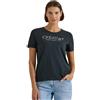 Cecil T Shirt Girocollo e Glitter Wording Vanilla White S