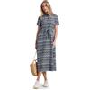 Street One Abito Midi a Zig-Zag Frozen Wave 36