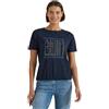 Cecil T Shirt Effetto bruciatore Universale Blu XL