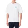 Replay Maglietta da Uomo a Maniche Corte Martin Garrix, Collezione off White C011 (Bianco), S