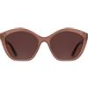 KARL LAGERFELD Women's Sunglasses KL6222S - Antique Rose with Solid Wine Lens