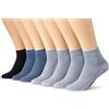 Camano 9101-Calzini alla caviglia Uomo Blu (denim mel. 0033) 43/46