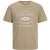 JJ REBEL Jrebvintage Rebel Tee SS Crew Neck, Crockery, S