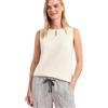 Street One Top con Scollo Rotondo e Dettaglio Cut-out off White 46