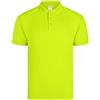 Mukua PS160U - Bogan; Polo Unisex Manica Corta; Colore Fluor Yellow; Taglia 2XL, Giallo Fluo, XXL