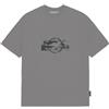 JACK & JONES Jcosago Tee SS Crew Neck Fst, Flanella Grigia, S