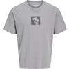 JACK & JONES Jjskully Tee SS Crew Neck, Ultimate Grey, M