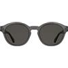 Calvin Klein Jeans Unisex Adult Sunglasses CKJ26604S - Transparent Grey with Solid Warm Smoke Lens