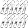 CEEYSEE 40 mollette per bucato in acciaio inox, per coperte, asciugamani, vestiti, calze, file da ufficio (WJ-THJ)