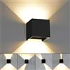 HAWEE 6W Lampada da Parete Moderno Applique da Parete LED Lampada da Muro | Alluminio, Angolo del Fascio Regolabile, Impermeabile IP65, per Bagno Camera da Letto Soggiorno Scale Corridoio