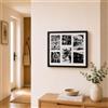 DAMDAM GO Coperchio contatore per elettrici, in plastica, decorativo, per quadro elettrico con foto (nero)